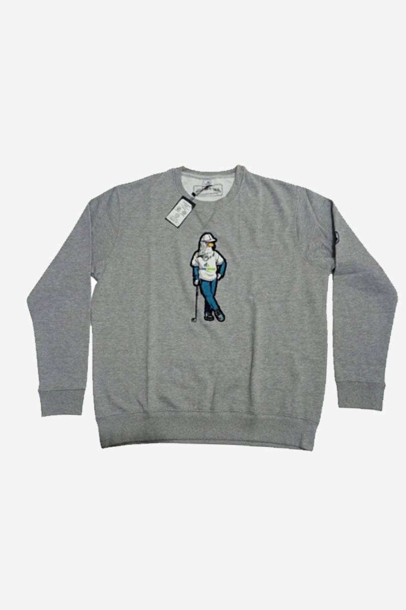 The BirdGang Single Crewneck - Gray - Vulture